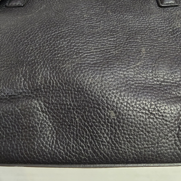 Tory Burch Thea Black Pebbled Leather Tote with Tassels - Picture 2 of 13